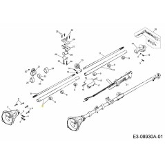 SHAFT HOUSING UPPER 092.63.502 ORIGINAL MTD