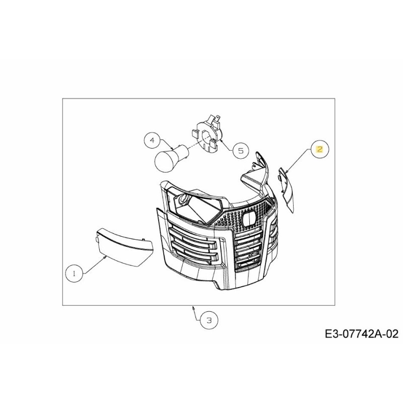LENTE FARO SX 731-07879 ORIGINALE MTD LENTE FARO SX 731-07879 ORIGINALE MTD