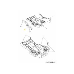 TRIM RUNNING BOARD RH 731-08885A ORIGINAL MTD