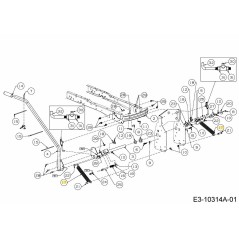 MOLLA DI ESTENSIONE 732-05231 ORIGINALE MTD