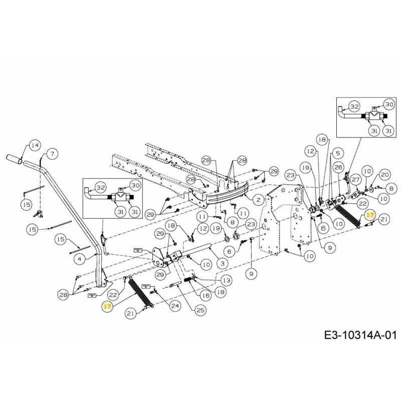 Zugfeder 732-05231 Original MTD Zugfeder 732-05231 Original MTD
