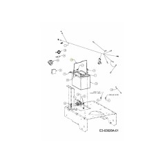 CINTURINO PER BATTERIA 747-04657 ORIGINALE MTD