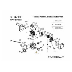 TUBO DE ACEITE CONJ. AC4 753-05682 ORIGINAL MTD | Newgardenstore.eu