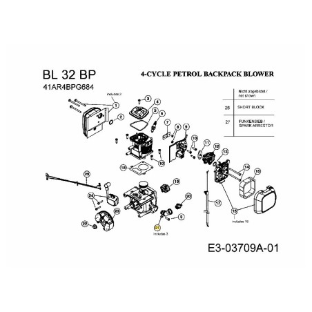 TUBO DE ACEITE CONJ. AC4 753-05682 ORIGINAL MTD | Newgardenstore.eu