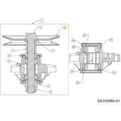 POLEA 756-04086 ORIGINAL MTD