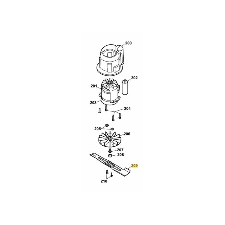 BARRE DE COUPE 37 4907400 ORIGINALE MTD | Newgardenstore.eu