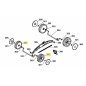RUOTA, 170 MM DIAMETRO. 4961048 ORIGINALE MTD