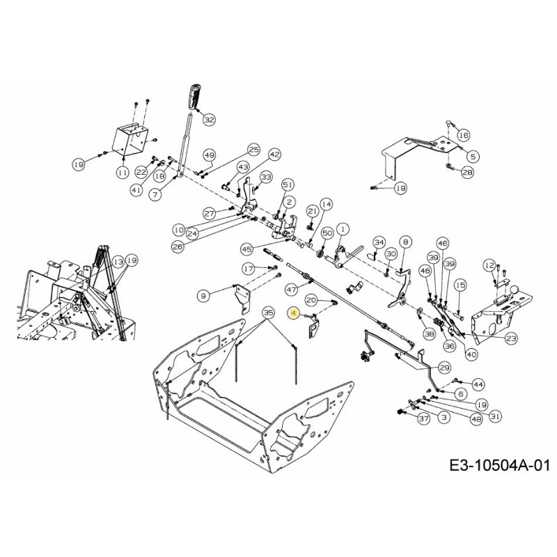 HALTERUNGSSCHALTER 703-09701637 ORIGINAL MTD