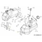 STAFFA SERBATOIO CARBURANTE 703-10595-CY ORIGINALE MTD