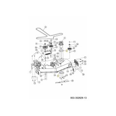 PLATE-SPINDLE REINFORCEMENT 703-18464 ORIGINAL MTD | Newgardenstore.eu