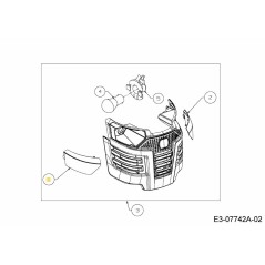 LENTE FARO DESTRO 731-07878 ORIGINALE MTD | Newgardenstore.eu