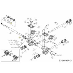 CÔNE DE ROULEMENT 741-04298 MONTÉ D'ORIGINE | Newgardenstore.eu