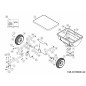 Axle-wheel AF-28611 ORIGINAL MTD