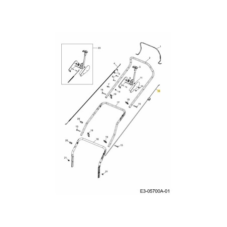 ALAMBRE BOWDEN 3641111 ORIGINAL MTD | Newgardenstore.eu