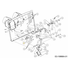 ASM:HORQUILLA:BOLSA DE CÉSPED ELÉCTRICA 683-05400637 ORIGINAL MTD
