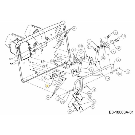 ASM CLEVIS ELEC GRASSBAG 683-05400637 ORIGINALE MTD | Newgardenstore.eu