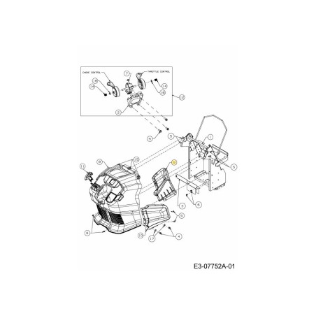 PANEL DASH LH 731-07825 ORIGINAL MTD | Newgardenstore.eu
