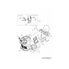 PANEL TABLERO DERECHO 731-07826 ORIGINAL MTD