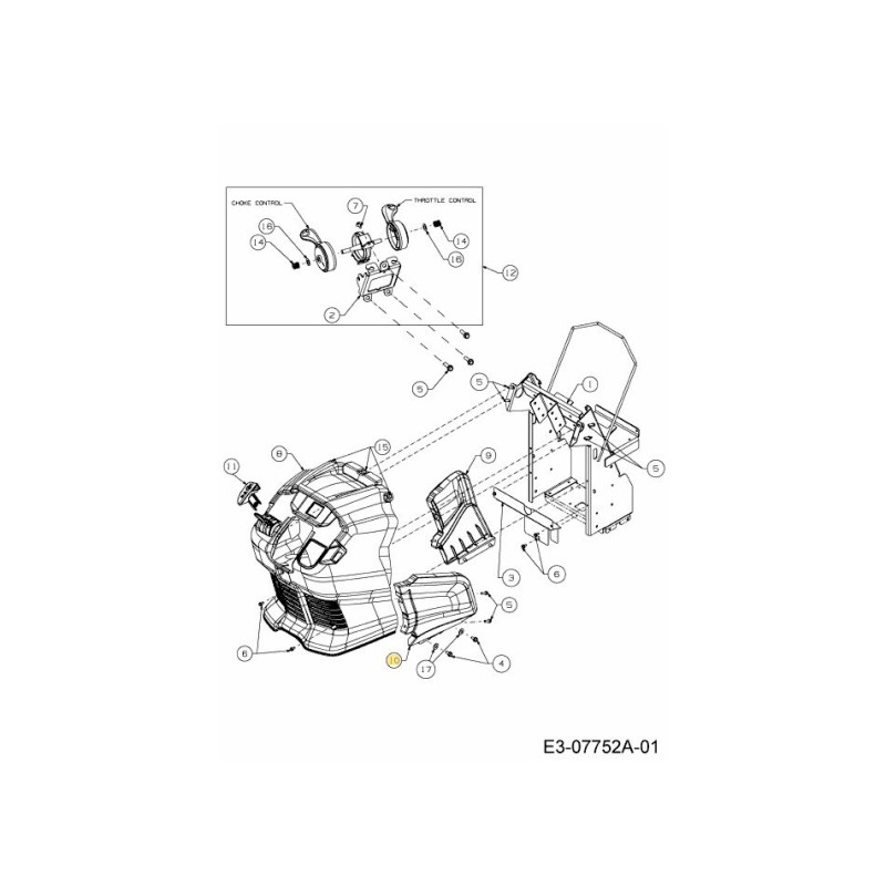PANNELLO CRUSCOTTO DESTRO 731-07826 ORIGINALE MTD