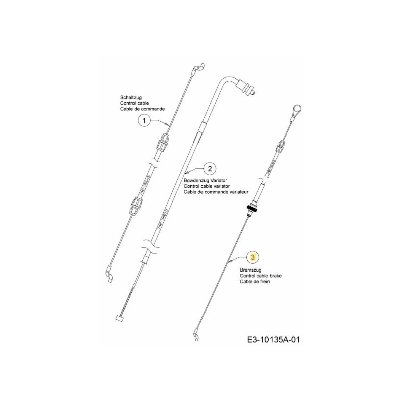AJUSTE DE CABLE 43.00" 746-05083 ORIGINAL MTD AJUSTE DE CABLE 43.00" 746-05083 ORIGINAL MTD