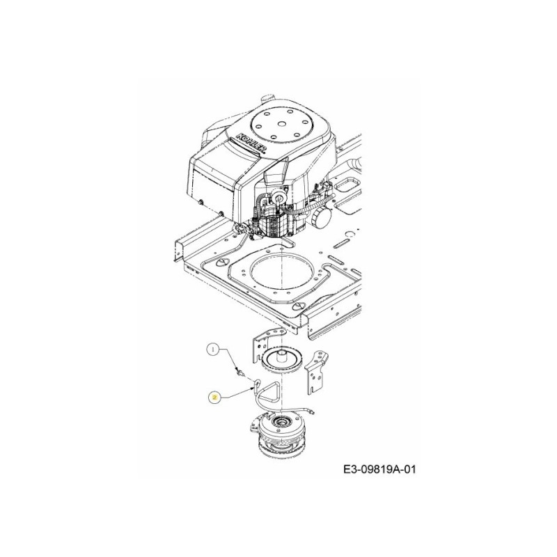 GUIDA ASSY-BELT 747-06172 ORIGINALE MTD
