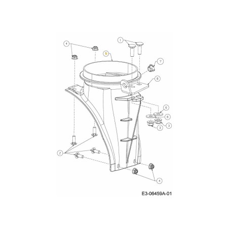 ADATTATORE PER SCIVOLO 5" DIAMETRO 731-04705D ORIGINALE MTD | Newgardenstore.eu