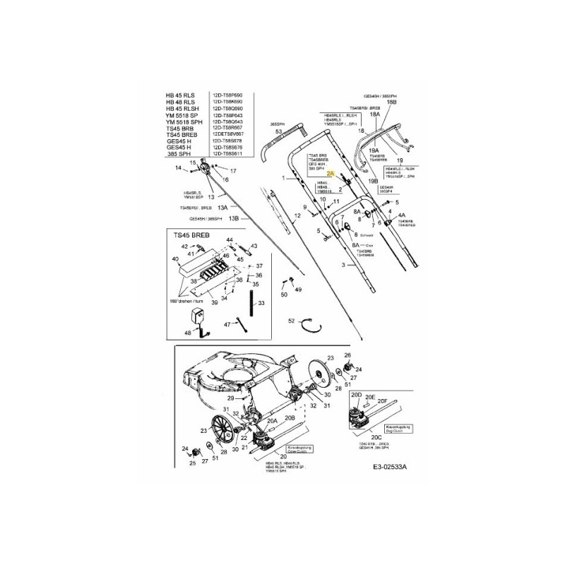 CBL TRANS T-DECK GAS 746-04128A ORIGINALE MTD CBL TRANS T-DECK GAS 746-04128A ORIGINALE MTD