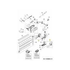 CONJUNTO DE CARCASA 092.61.467 ORIGINAL MTD | Newgardenstore.eu