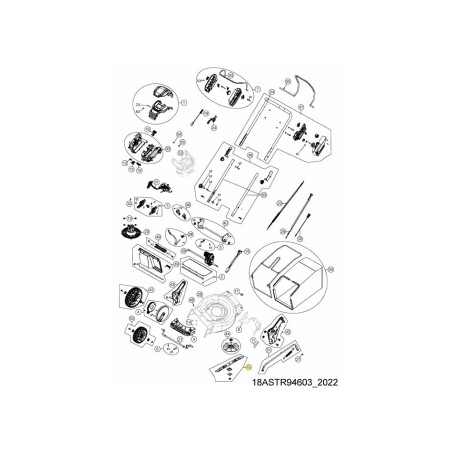 BLADE 092.69.045 ORIGINAL MTD | Newgardenstore.eu