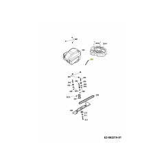 CÂBLE DE FREIN MOTEUR THORX 4017058 ORIGINAL MTD