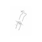 Handle top, bent &- gilded. 2.32E-1 4905921 ORIGINAL MTD Handle top, bent &- gilded. 2.32E-1 4905921 ORIGINAL MTD