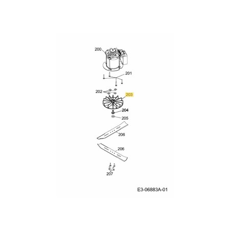 VENTILATORE ASM ELEC F-/G-DECK WOLF 631-04538 ORIGINALE MTD | Newgardenstore.eu