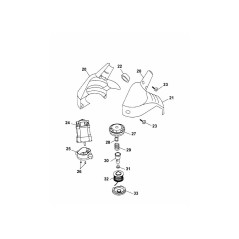 EBG coil housing complete RQ 250 7126910 ORIGINAL MTD | Newgardenstore.eu