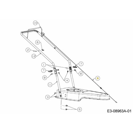 Alambre Bowden 746-05141 ORIGINAL MTD | Newgardenstore.eu