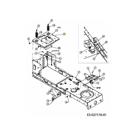 VARILLA:BATERÍA:RETENCIÓN: LT-5 747-04385637 ORIGINAL MTD | Newgardenstore.eu