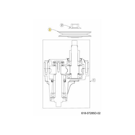 PUL:DECK:4.970 OD:.500 OFFSET 756-05242A ORIGINAL MTD | Newgardenstore.eu