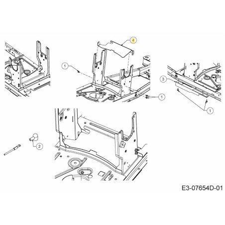 ABDECKUNG - SITZKASTEN 783-11048 ORIGINAL MTD | Newgardenstore.eu