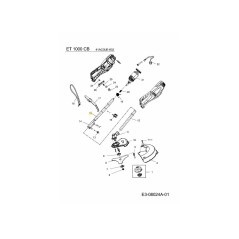 ALLOGGIAMENTO DELL'ALBERO DI TRASMISSIONE SUPERIORE 092.61.202 ORIGINALE MTD | Newgardenstore.eu