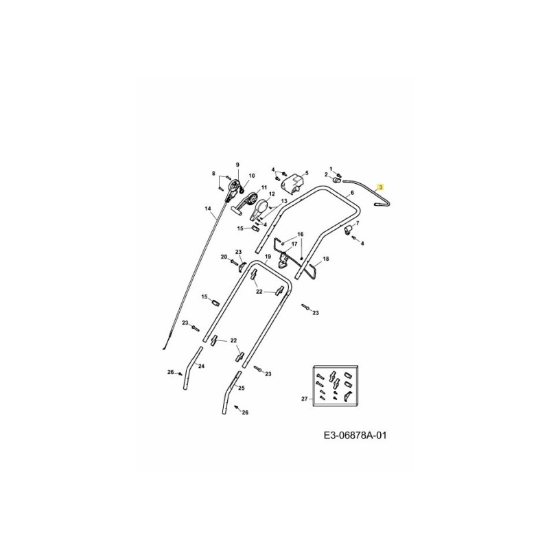 SHIFT LEVER BEATING 4317015F ORIGINAL MTD SHIFT LEVER BEATING 4317015F ORIGINAL MTD