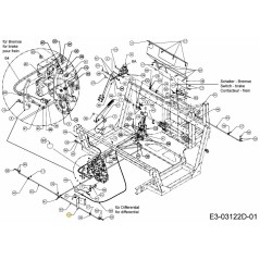 BRACKET DIFF:RR 707-04693A-S ORIGINAL MTD | Newgardenstore.eu