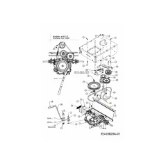 BELT KEEPER BRACKET 747-04635A ORIGINAL MTD