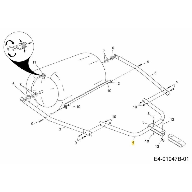 ANSE D'ATTELAGE AF-46842 ORIGINAL MTD