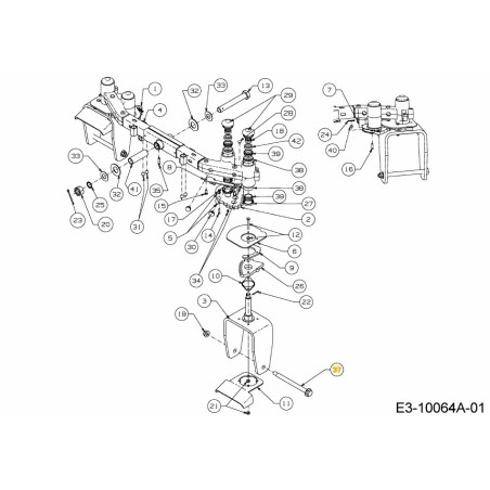 SHOULDER SCREW 738-05173 ORIGINAL MTD | Newgardenstore.eu