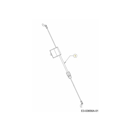 Cable de freno 746-05138 ORIGINAL MTD | Newgardenstore.eu