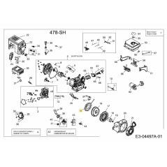 BOBINA DE CARGA 751-11961 ORIGINAL MTD | Newgardenstore.eu