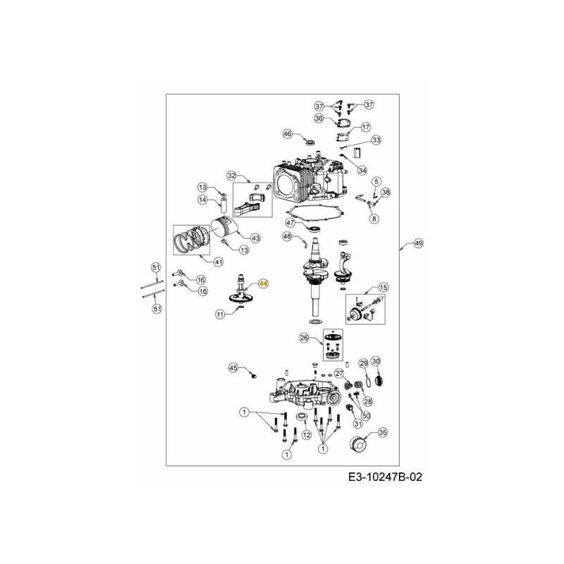 Nockenwelle 751-14678 ORIGINAL MTD
