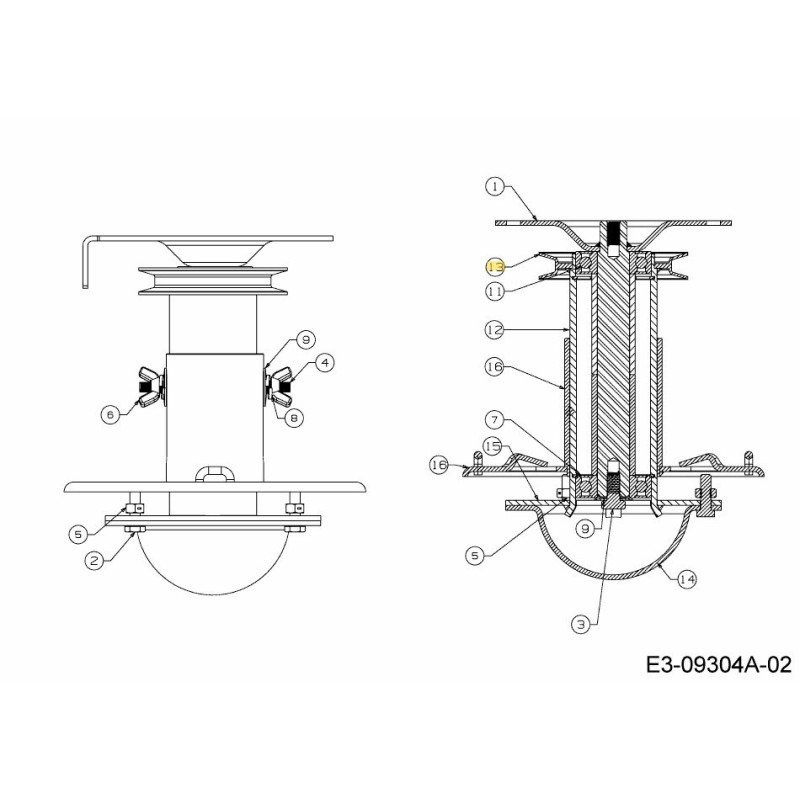 POULIE 756-05083 ORIGINALE MTD