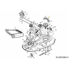 COVER-BELT DECK 42" 783-06424A-S ORIGINAL MTD