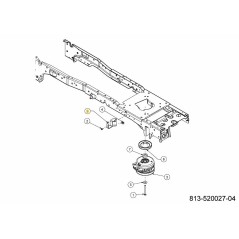 BRACKET:CLUTCH 783-09478637 ORIGINAL MTD