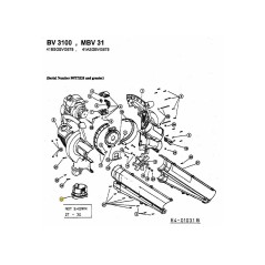 VACUMB BAG ADAPTER 791-182417 ORIGINAL MTD